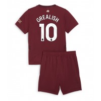 Dětský fotbalový dres Manchester City Jack Grealish #10 2024-25 Třetí Krátký Rukáv (+ trenýrky)